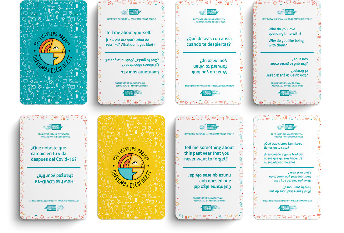 Kids questions flash cards